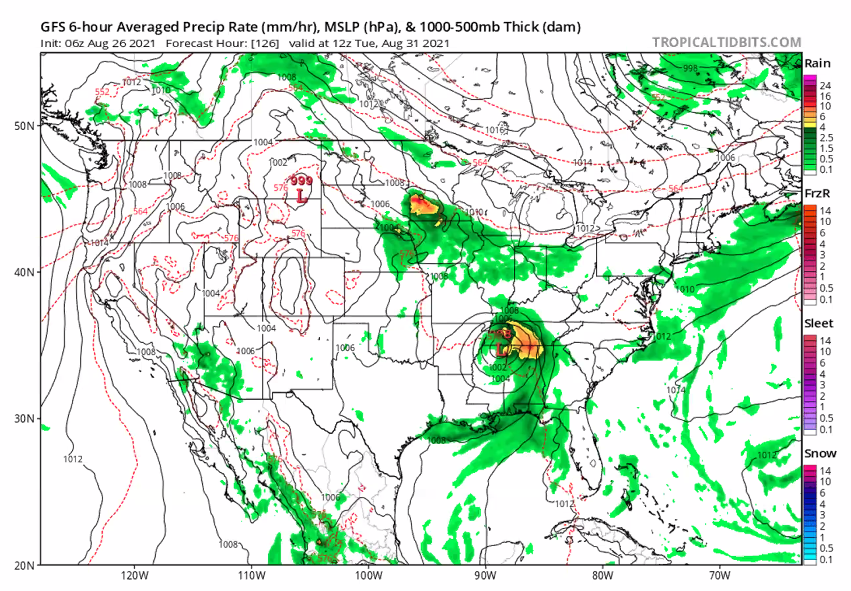 Forecast map